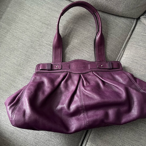 Coach authentique Purple bag - Picture 4 of 6